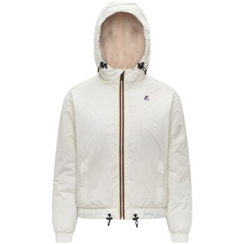 K-Way  Damen-Jacke Le Vrai 40 Albine Teddybr weie Gardenia-Jacke