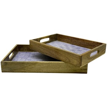 Signes Grimalt  Körbe, Kisten, Regalkörbe 2He Gestreifte Tabletts