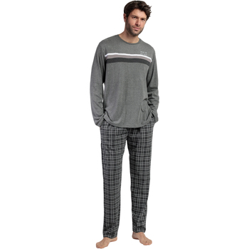 Admas  Pyjama-Sets Pyjama Hose Top Langarm Ebony