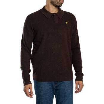Lyle & Scott Poloshirt Lässiges Rugby-Poloshirt aus Lammwollmischung