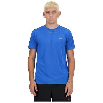 New Balance T-Shirts & Poloshirts T-shirt New Balance Run 22 Bleu