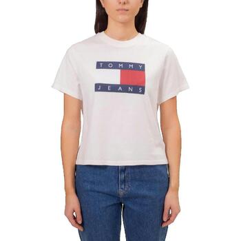 Tommy Hilfiger T-Shirt T-shirt Tommy Hilfiger coupe boxy blanc