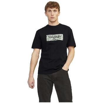 Jack & Jones T-Shirt T-shirt Jack Jones Lafayette Branding noir