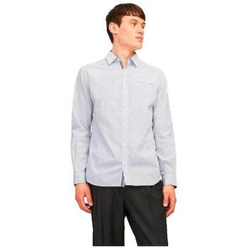Jack & Jones Hemdbluse Chemise manches longues Jack Jones slim fit blanche