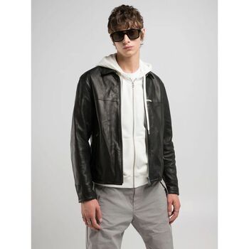 Replay  Lederjacken M8457.85194S-010 BLACK
