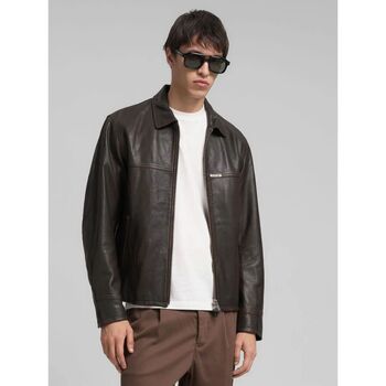 Replay Lederjacken M8457.85194S-020 BROWN