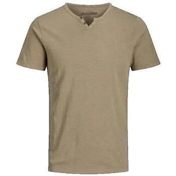 Jack & Jones T-Shirt T-shirt Jack Jones col fendu Slim Fit