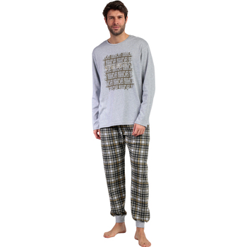 Admas Pyjama-Sets Pyjama Hose Top Langarm Never Give Up