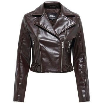 Only Lederjacken 15348979 KAMILLA-CHOCOLATE TORTE