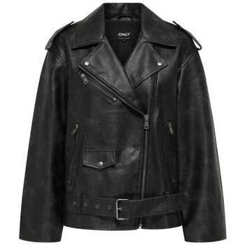Only Lederjacken 15349175 WAVES-BLACK