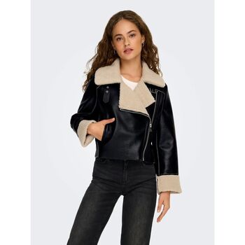Only Lederjacken 15357492 DORA-BLACK/HUMUS