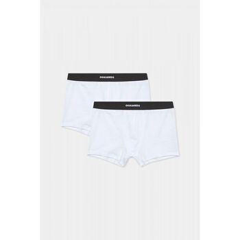 Dsquared  Boxer DCX210070 - TWIN 2PACK TRUNK-100 WHITE