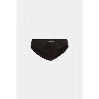 Dsquared  Slips DCX200070 - TWIN 2PACK BRIEF-010 BLACK/WHITE