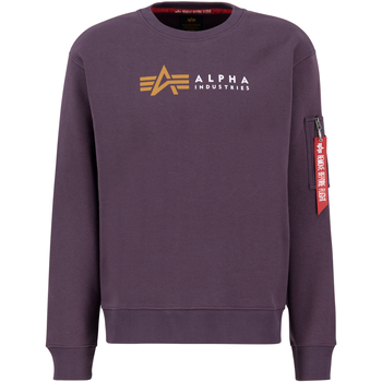 Alpha Industries  Sweatshirt Alpha Label Sweatshirt - Plum