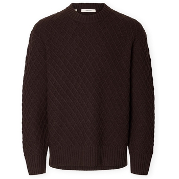 Selected Pullover Patric Edit Knit - Chocolate Torte