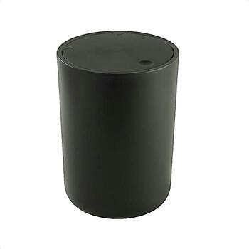 Today Körbe, Kisten, Regalkörbe Poubelle 8,5 L noire avec couvercle poussoir