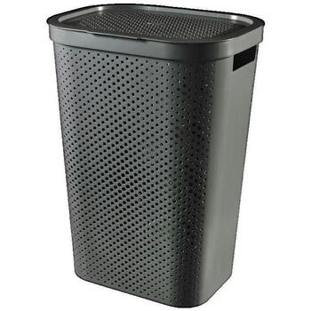 Curver Körbe, Kisten, Regalkörbe Panier à linge Infinity Recycled Dots Gris 60L