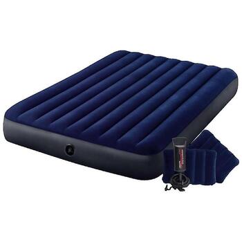 Intex   Matelas gonflable  Classic Downy 2 places bleu
