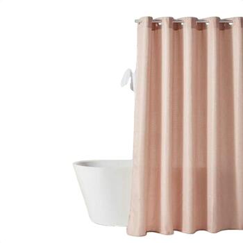 Today  Vorhänge, Gardinen, Jalousien Rideau de douche  Utility finition jacquard rose