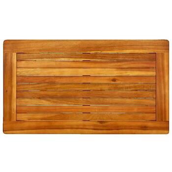 VidaXL Niedrige Tische für draußen Table basse d'extérieur Bois d'acacia massif 70x40x36 cm