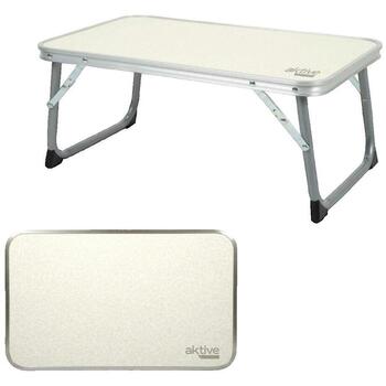 Aktive Gartenstühle Table d'appoint d'extérieur pliable beige
