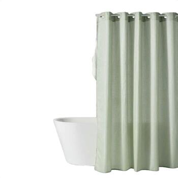 Today  Vorhänge, Gardinen, Jalousien Rideau de douche  Utility vert jacquard