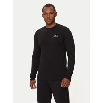 Emporio Armani EA7  Sport T-Shirts 8NPT28 PJVQZ CORE ID-0208 BLACK