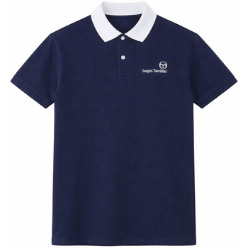 Sergio Tacchini T-Shirts & Poloshirts Bondi Polo Shirt Maritime Blue/White