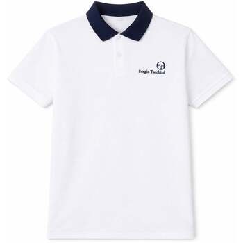 Sergio Tacchini T-Shirts & Poloshirts Bondi Polo Shirt White/Maritime Blue/Mango Mint