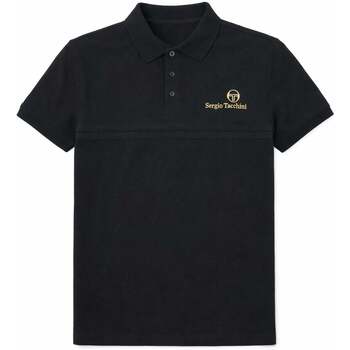 Sergio Tacchini T-Shirts & Poloshirts Supermac Primo Polo Shirt Black/Gold