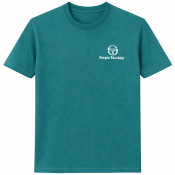 Sergio Tacchini T-Shirts & Poloshirts Felton T-Shirt Harbor Blue