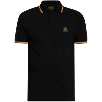 Trojan  Poloshirt Poloshirt mit Flaggenabzeichen und Piqué-Flagge