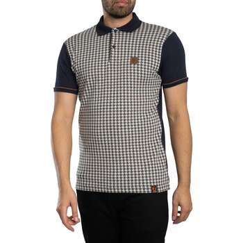 Trojan Poloshirt Hahnentritt-Panel-Poloshirt