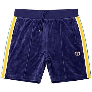 Sergio Tacchini Shorts Monte Velour Shorts Maritime Blue/Mango Mint