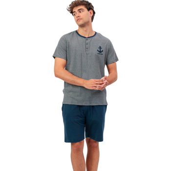 Admas Pyjama-Sets Pyjama Shorts Polo Anchor Antonio Miro