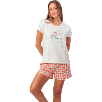 Admas Pyjama-Sets Pyjama Shorts T-Shirt Reading Era Disney