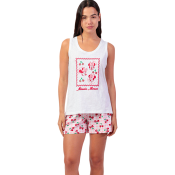 Admas Pyjama-Sets Pyjama Shorts Tank Top Minnie Cherry Disney