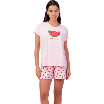 Admas Pyjama-Sets Pyjama Shorts T-Shirt Watermelon