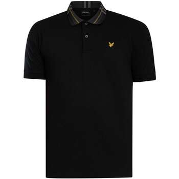 Lyle & Scott Poloshirt Poloshirt mit Tartankragen