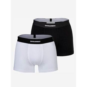 Dsquared  Boxer DCX210070 - TWIN 2PACK TRUNK-010 BLACK/WHITE