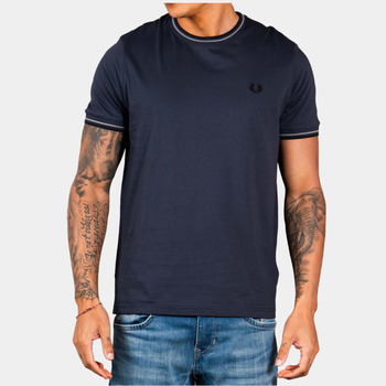 Fred Perry T-Shirt Twin tipped t-shirt - dark airforce stockport blue black