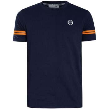 Sergio Tacchini T-Shirt Grello T-Shirt Maritime Blue/Orange Pepper