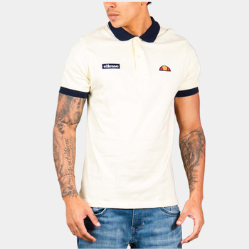 Ellesse  T-Shirts & Poloshirts Lessepsia polo - light yellow navy