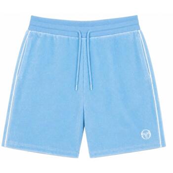 Sergio Tacchini Shorts Tasso Velour Shorts Baltic Sea/White