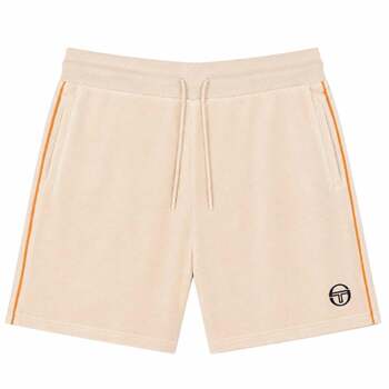 Sergio Tacchini Shorts Tasso Velour Shorts Sandshell/Orange Pepper