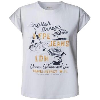 Pepe jeans T-Shirt T-shirt Pepe Jeans Valma blanc