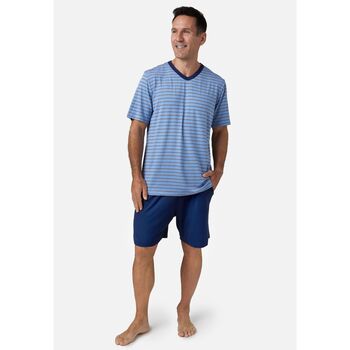 Zd - Zero Defects Pyjama-Sets Sommer-Pyjama Herren Modal Korify