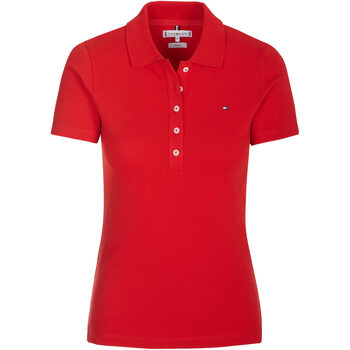 Tommy Hilfiger  Poloshirt 1985 SLIM PIQUE poloshirt red