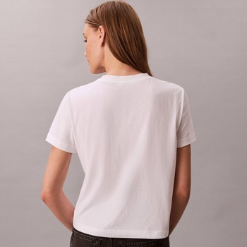 Calvin Klein Jeans T-Shirts & Poloshirts Ss Fitted Script Calvin