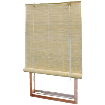 VidaXL Vorhänge, Gardinen, Jalousien Stores bamboo roller blind 140x220 cm naturel